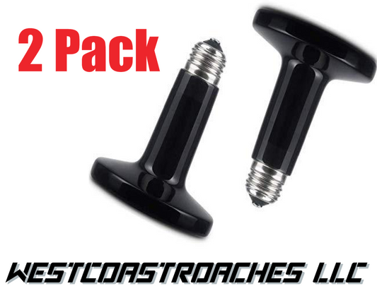 2-Pack 100/150 Watt Infrared Ceramic Heat Emitter Infrared Heat Lamp