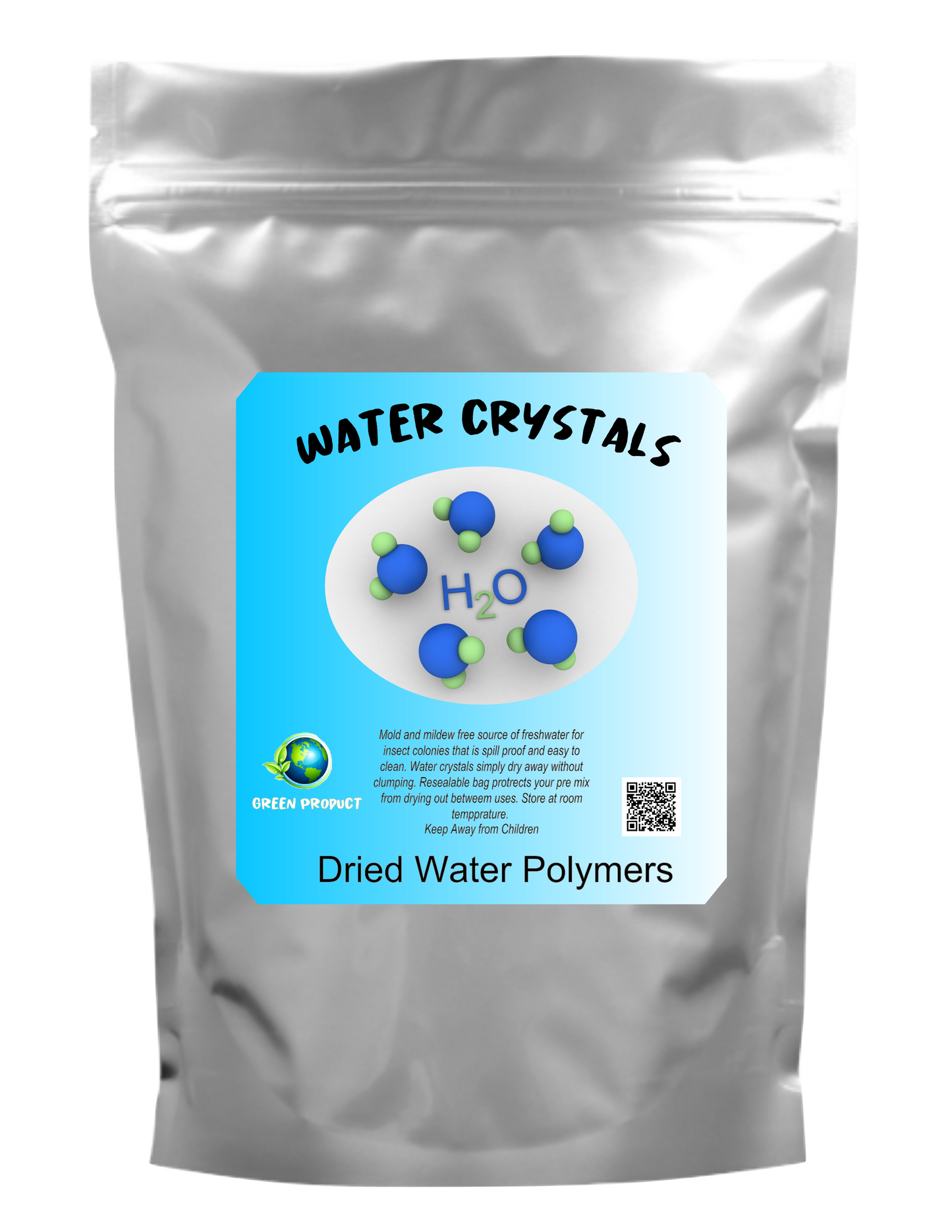 Dried Water Crystal Polymers