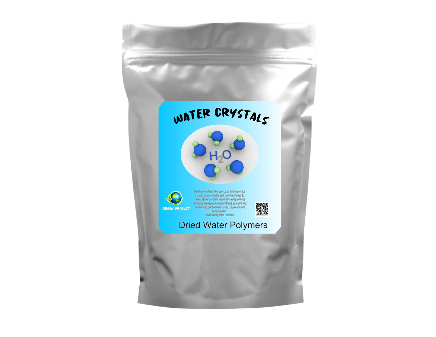 Dried Water Crystal Polymers